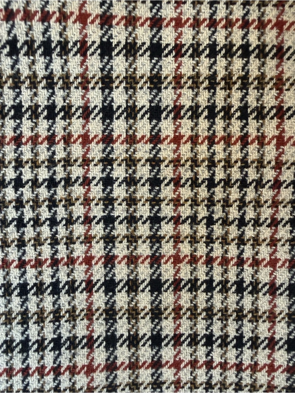 Woolrich Vintage 70s Wool Houndstooth Shacket Oversized Unisex - Picture 6 of 6